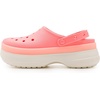 Crocs Unisex-Adult Classic Stacked Clogs Platform Platform | Casual Shoes(Frosted Guava)