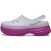 Crocs Unisex-Adult Classic Stacked Clogs Platform Platform | Casual Shoes(Grapeberry)