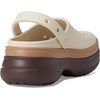 Crocs Unisex-Adult Classic Stacked Clogs Platform Platform | Casual Shoes(Mocha)
