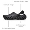 Crocs Unisex-Adult Echo Clog | Casual Shoes(Black)