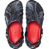 Crocs Unisex-Adult Echo Clog | Casual Shoes(Black/Flame)