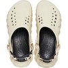 Crocs Unisex-Adult Echo Clog | Casual Shoes(Bone/Black)