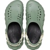 Crocs Unisex-Adult Echo Clog | Casual Shoes(Moss/Multi)