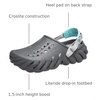 Crocs Unisex-Adult Echo Clog | Casual Shoes(Sandstorm Slate Grey/Multi)