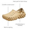 Crocs Unisex-Adult Echo Clog | Casual Shoes(Wheat)