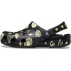 Crocs Unisex-Child Classic Glow in the Dark Clogs (Little Kid/Big Kid)(Black Space)