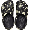 Crocs Unisex-Child Classic Glow in the Dark Clogs (Little Kid/Big Kid)(Black Space)