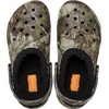 Crocs Unisex-Child Classic Realtree Lined Clog | Casual Shoes(Khaki/Multi)