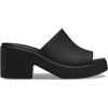 Crocs Women’s Brooklyn Slide Heel Sandals(Black/Black)