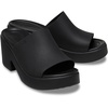 Crocs Women’s Brooklyn Slide Heel Sandals(Black/Black)
