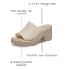 Crocs Women’s Brooklyn Slide Heel Sandals(Taupe)