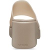 Crocs Women’s Brooklyn Slide Heel Sandals(Taupe)