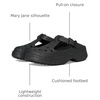 Crocs Women’s Classic Mary Jane Clogs | Casual Shoes(Black Glitter)
