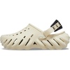 Crocs Unisex-Adult Echo Clog | Casual Shoes(Bone/Black)