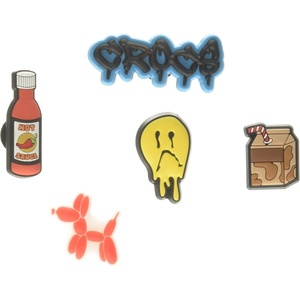 Crocs Jibbitz 5-Pack Trendy Shoe Charms | Jibbitz for Crocs(Crocs Mix)