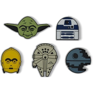 Crocs Jibbitz 5-Pack Trendy Shoe Charms | Jibbitz for Crocs(Star Wars)