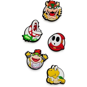 Crocs Jibbitz 5-Pack Trendy Shoe Charms | Jibbitz for Crocs(Super Mario Secondary 5-pack)
