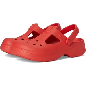 Crocs Kids’ Classic Mary Jane Clogs (Little Kid/Big Kid)(Cherry Red)