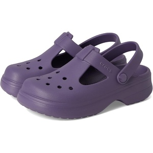 Crocs Kids’ Classic Mary Jane Clogs (Little Kid/Big Kid)(Nightshade)