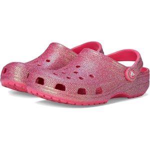 Crocs Unisex Classic Clogs – Glitter Dragon Fruit Men 7 Women 9 Medium | Casual Shoes