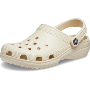 Crocs Unisex-Adult Classic Clog, Clogs for Women and Men(Bone)