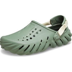 Crocs Unisex-Adult Echo Clog | Casual Shoes(Moss/Multi)