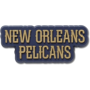 Crocs Unisex-Adult Jibbitz Shoe Charms – NBA Basketball Team Shoe Charm Singles, Sports Charms for Boys and Girls(Nba New Orleans Pelicans)