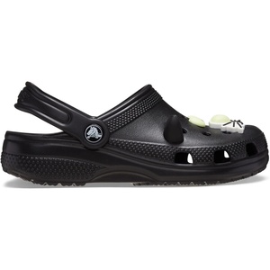 Crocs Unisex-Child Classic Glow in the Dark Clogs (Little Kid/Big Kid)(Black Cat)