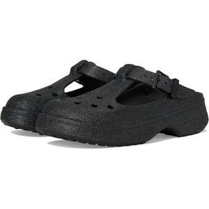 Crocs Women’s Classic Mary Jane Clogs | Casual Shoes(Black Glitter)