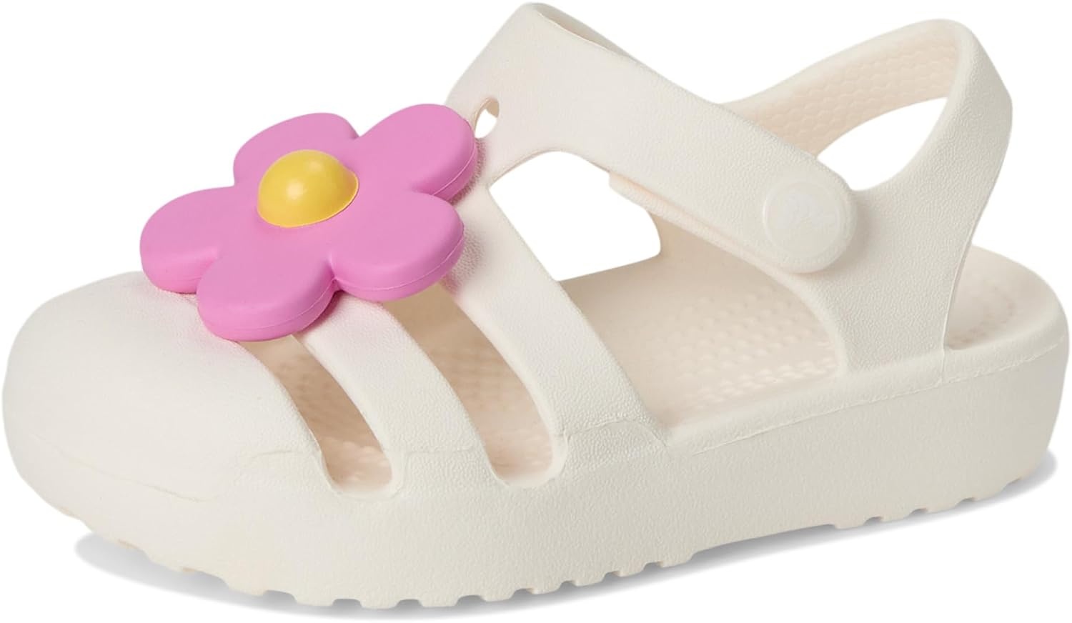 image:imageCrocs Kids Classic Fisherman Sandals Casual SandalsChalkFlower