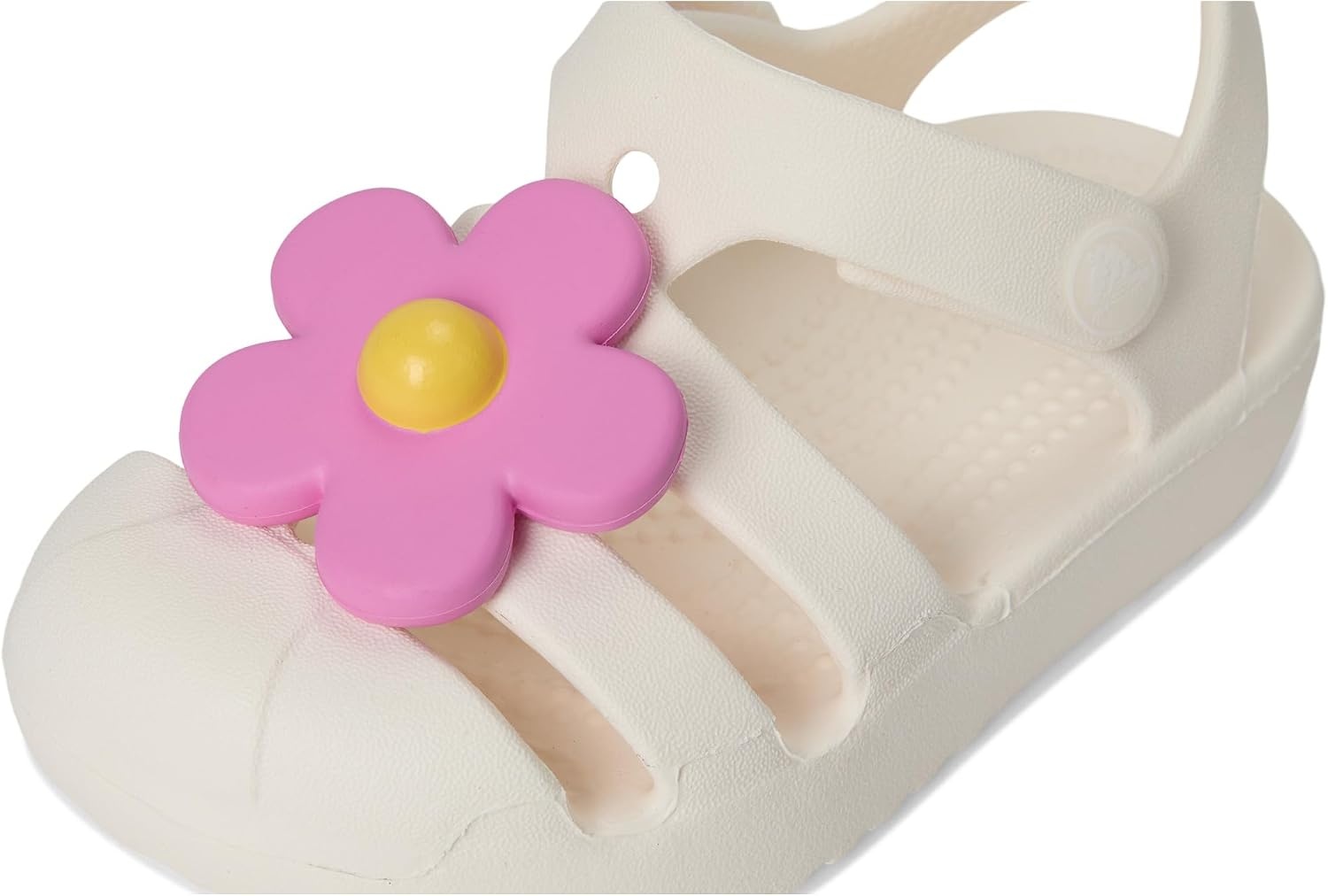 image:imageCrocs Kids Classic Fisherman Sandals Casual SandalsChalkFlower