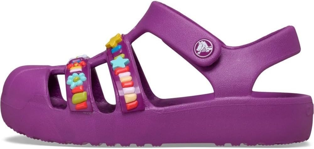 image:imageCrocs Kids Classic Fisherman Sandals Casual SandalsGrapeberry