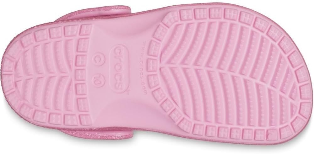 image:imageCrocs Kids Classic Glitter ClogPink Tweed Glitter