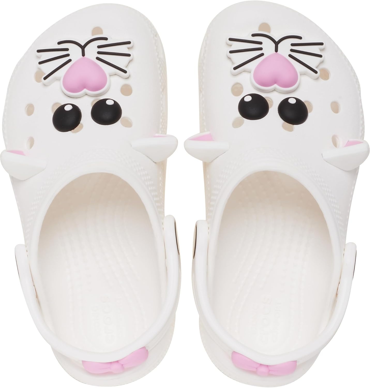image:imageCrocs Kids Classic I Am ClogsWhitePink Tweed Cat