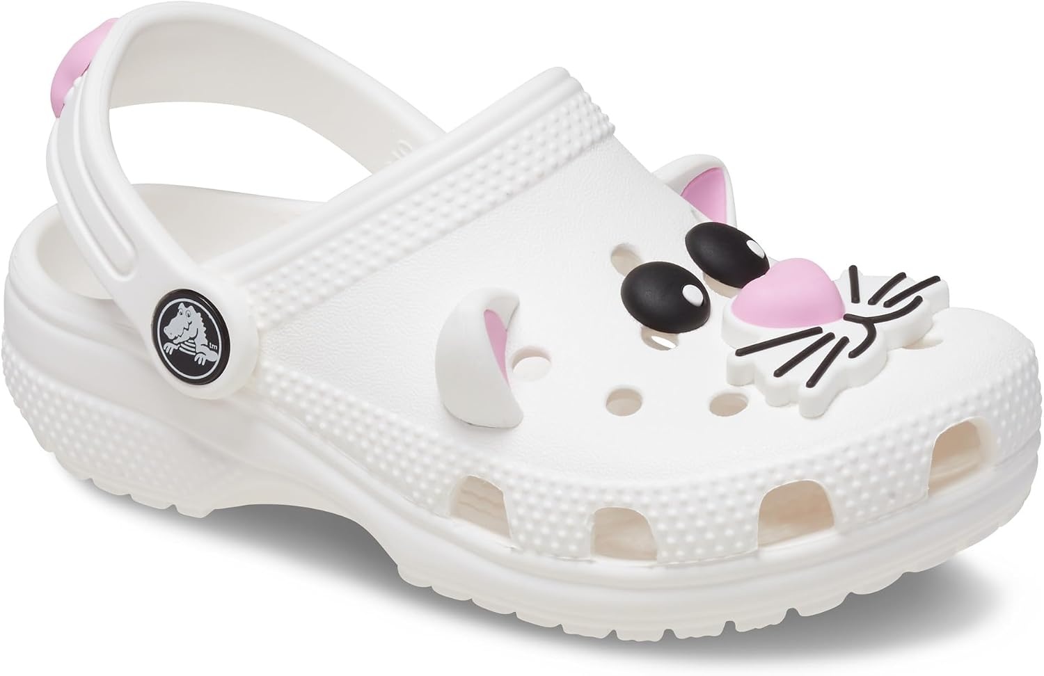 image:imageCrocs Kids Classic I Am ClogsWhitePink Tweed Cat
