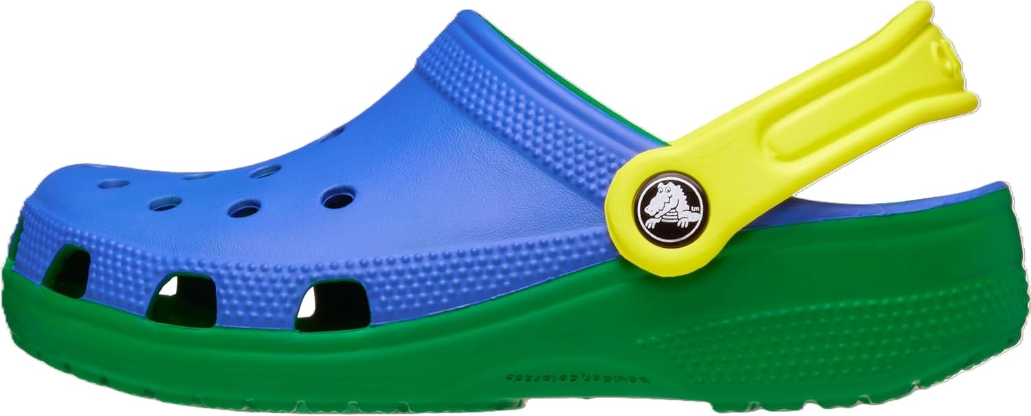 image:imageCrocs Kids Classic Retro Sport ClogsBlue Bolt