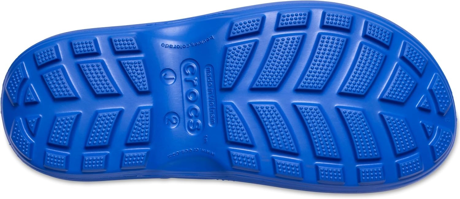 image:imageCrocs Kids Handle It Rain Boots Waterproof Slip On Shoes Kids Rain BootsBlueLightning Bolt