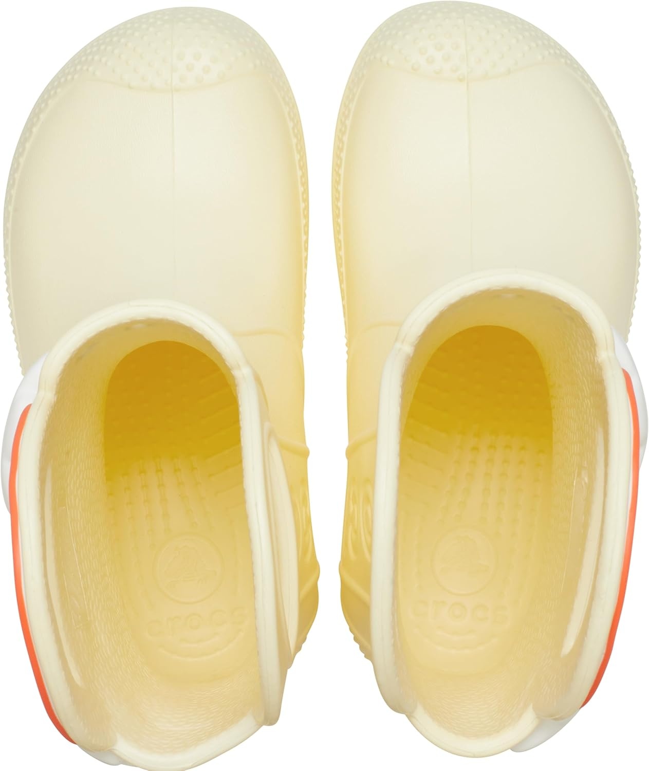 image:imageCrocs Kids Handle It Rain Boots Waterproof Slip On Shoes Kids Rain BootsButtercreamRainbow