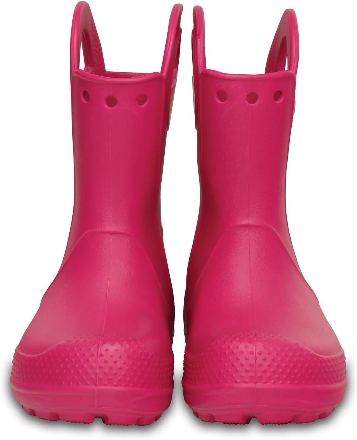image:imageCrocs Kids Handle It Rain Boots Waterproof Slip On Shoes Kids Rain BootsCandy Pink
