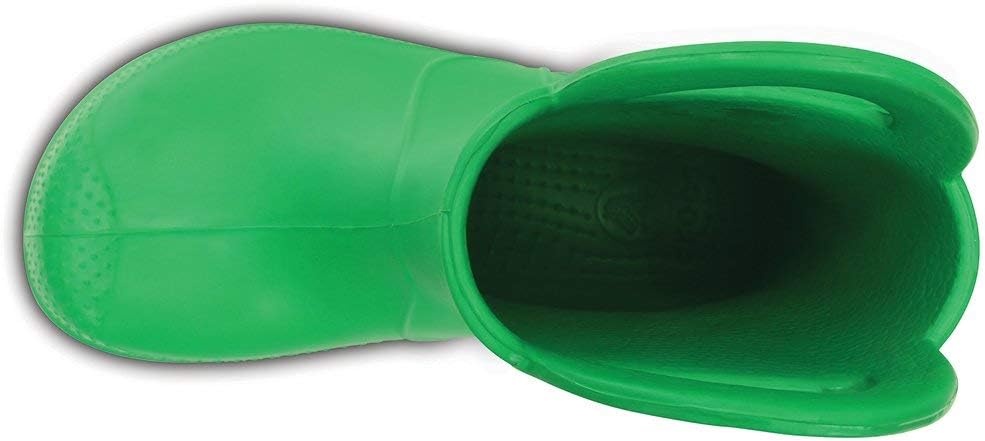 image:imageCrocs Kids Handle It Rain Boots Waterproof Slip On Shoes Kids Rain BootsGrass Green
