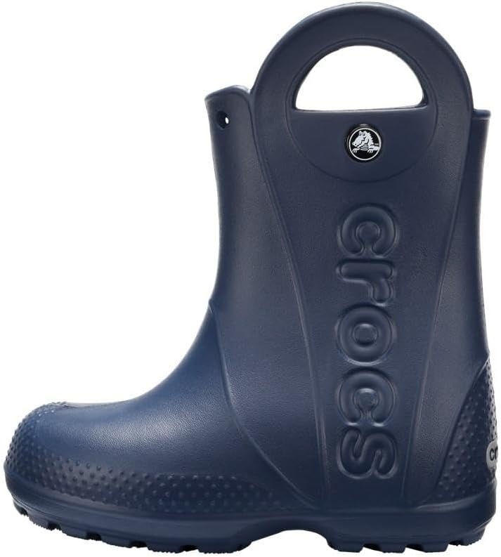 image:imageCrocs Kids Handle It Rain Boots Waterproof Slip On Shoes Kids Rain BootsNavy