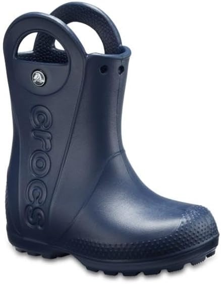 image:imageCrocs Kids Handle It Rain Boots Waterproof Slip On Shoes Kids Rain BootsNavy