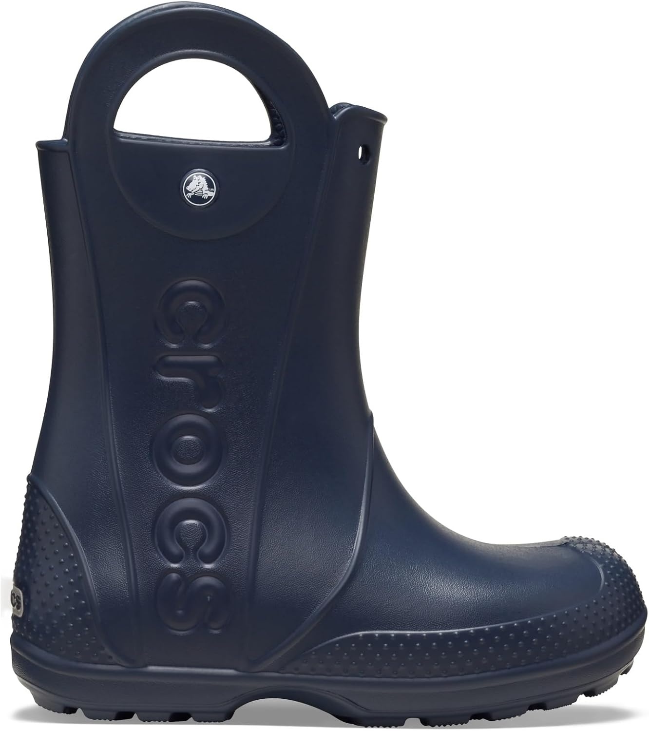image:imageCrocs Kids Handle It Rain Boots Waterproof Slip On Shoes Kids Rain BootsNavy Blue