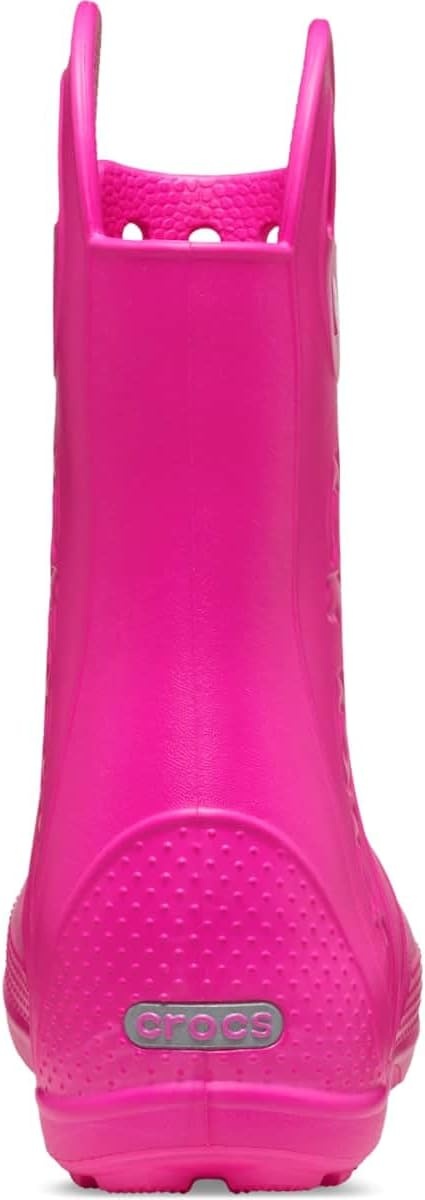 image:imageCrocs Kids Handle It Rain Boots Waterproof Slip On Shoes Kids Rain BootsPink Crush