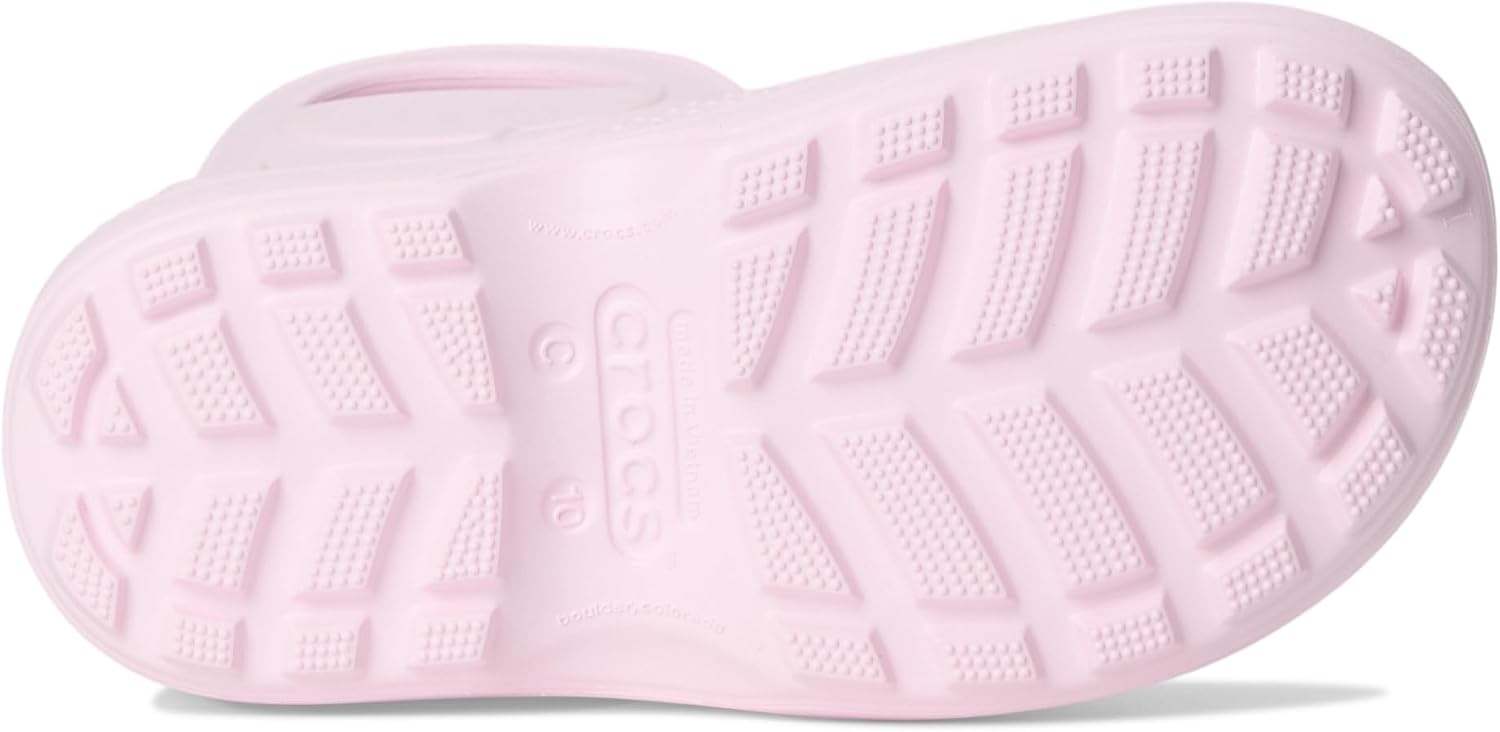 image:imageCrocs Kids Handle It Rain Boots Waterproof Slip On Shoes Kids Rain BootsPink Milk
