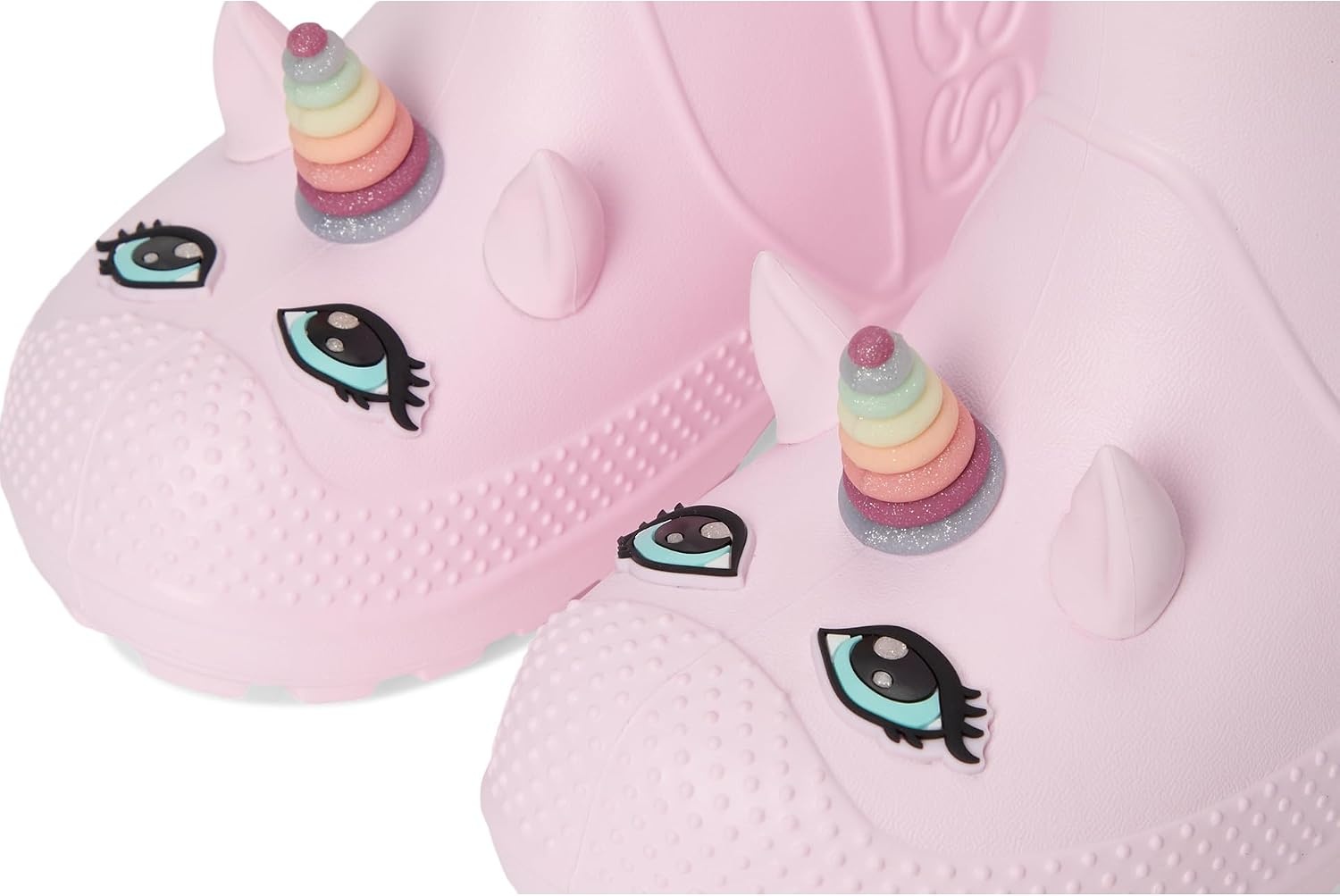 image:imageCrocs Kids Handle It Rain Boots Waterproof Slip On Shoes Kids Rain BootsPink Milk