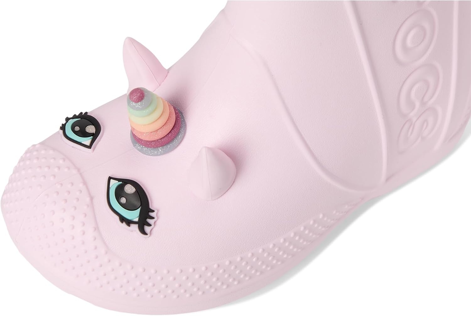 image:imageCrocs Kids Handle It Rain Boots Waterproof Slip On Shoes Kids Rain BootsPink Milk