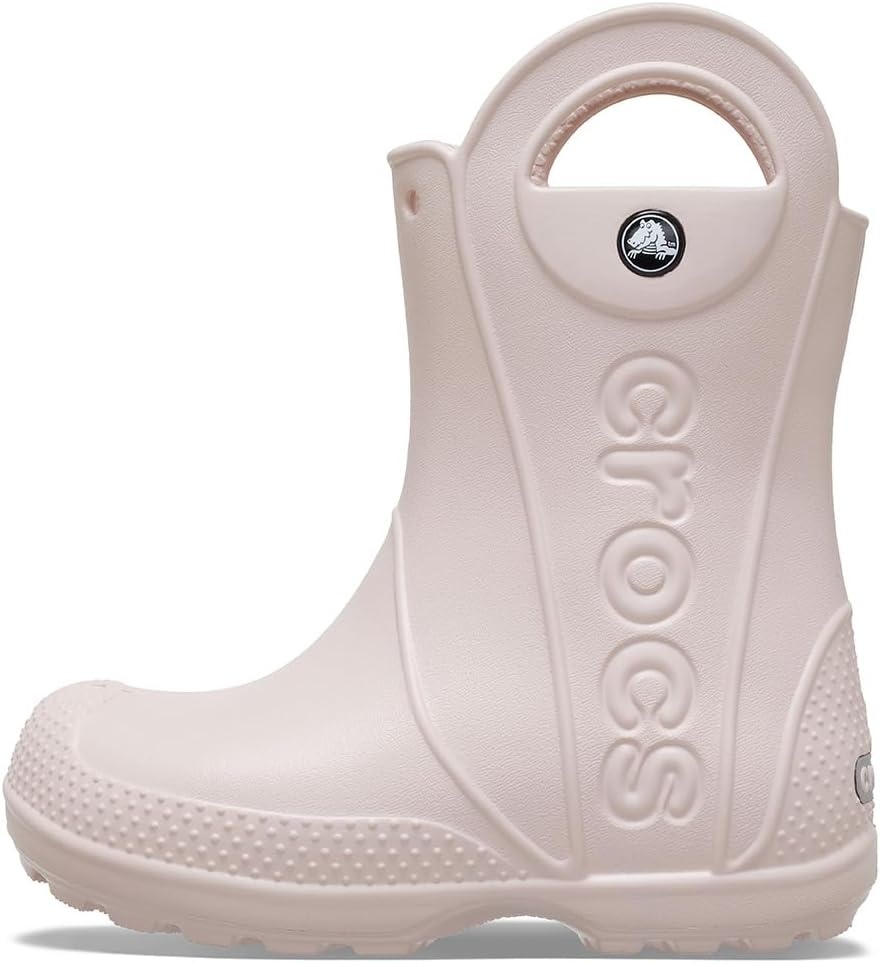 image:imageCrocs Kids Handle It Rain Boots Waterproof Slip On Shoes Kids Rain BootsQuartz
