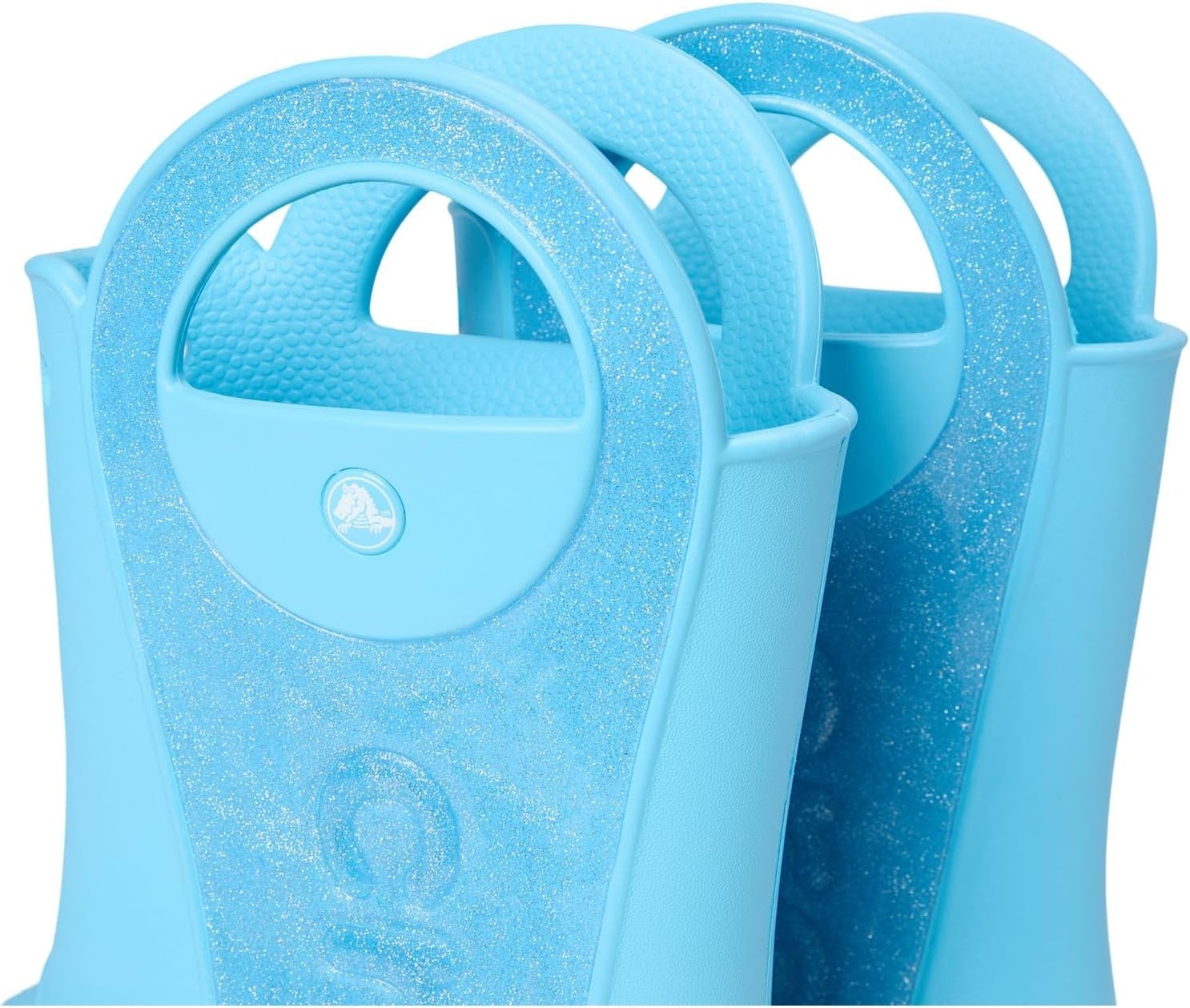 image:imageCrocs Kids Handle It Rain Boots Waterproof Slip On Shoes Kids Rain BootsTinted Glass