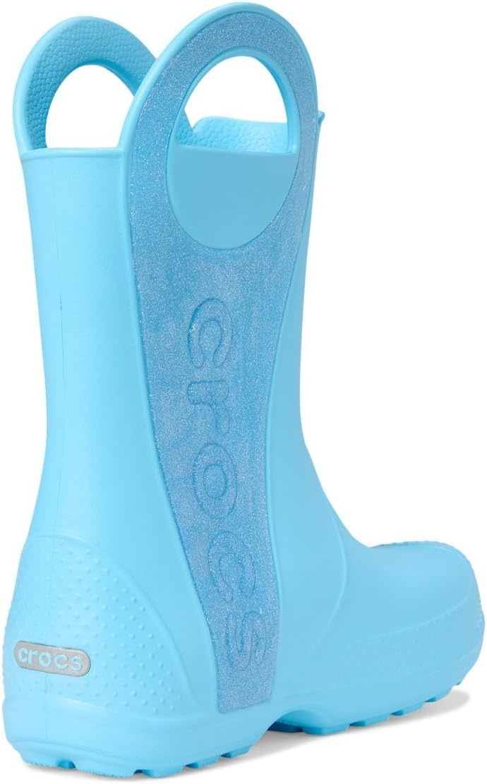 image:imageCrocs Kids Handle It Rain Boots Waterproof Slip On Shoes Kids Rain BootsTinted Glass